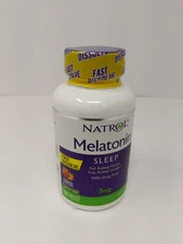 Natrol Fast Dissolve Melatonin 3 Mg, Melatonin Supplements For Restful Sleep