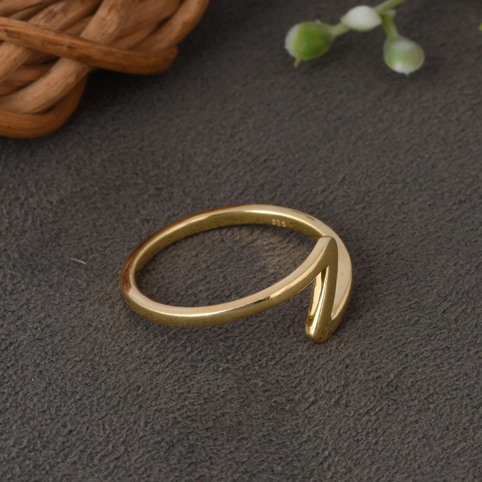 925 Sterling Silver Ring - Wave Ring - Surf Ring - Sea Wave Band For Women Gift - Image 2 of 4