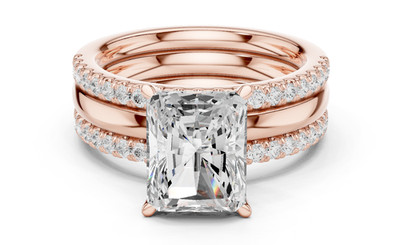 Certified 3.5 Ct Lab Grown Diamond Dream Wedding Women's Ring 14K Gold Over