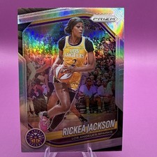 2025 Panini Prizm WNBA Rickea Jackson Silver Prizm #118 Los Angeles Sparks