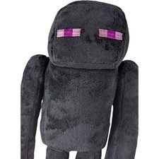 Enderman Minecraft Stuffed Animal Purple Eyes Plush Toy from 12 inch Black