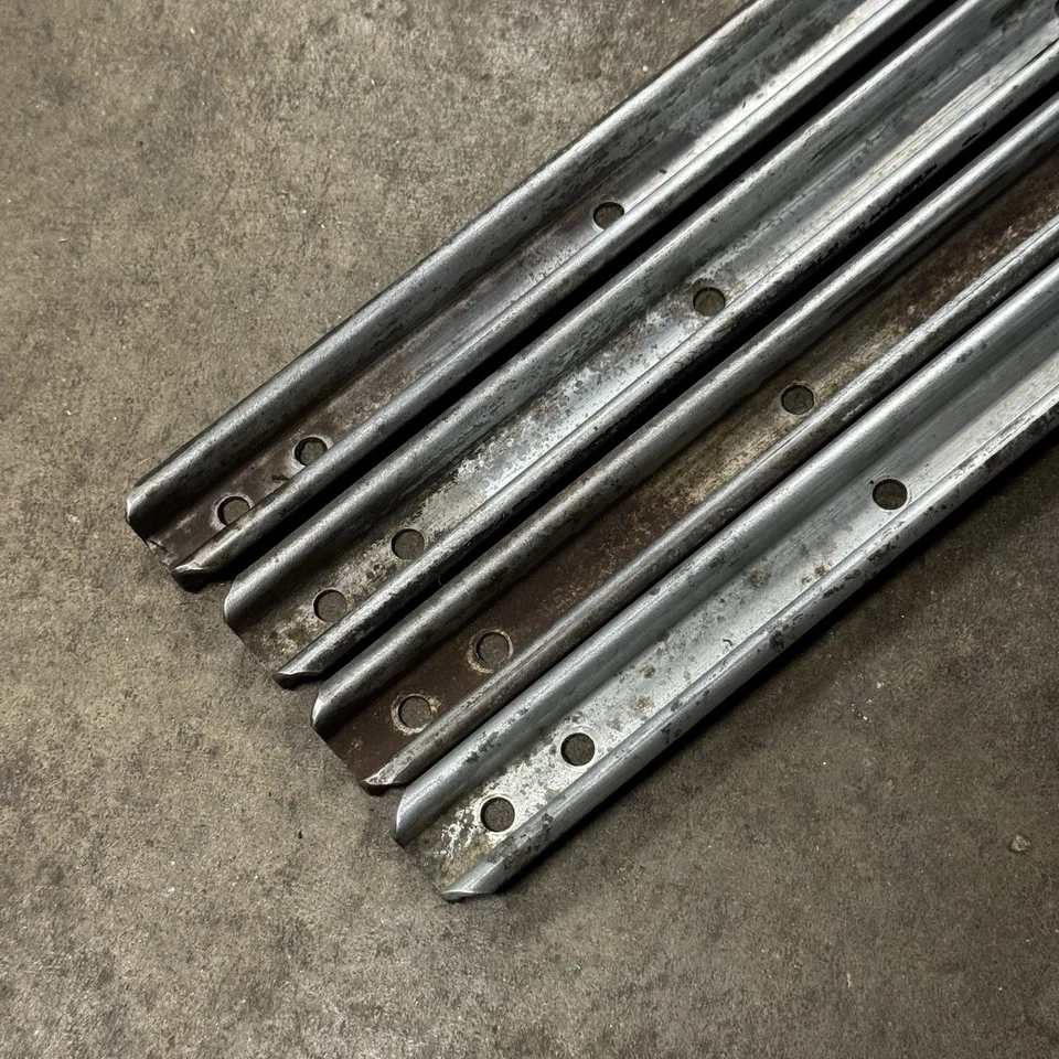 (4) Juego de rieles de asiento Porsche 356 B C 912 912 rieles inferiores vías originales Foto 3 de 4