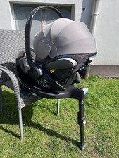 CYBEX Cloud Z i-Size Babyschale grau inkl. Base Isofix Station Top Zustand