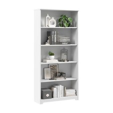 Bush Home Tall 5 Shelf Bookcase, Large Open Bookshelf, Sturdy Display Cabinet...