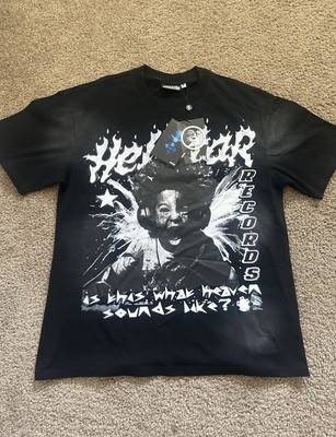 White/Black Hellstar Tshirt Size Medium