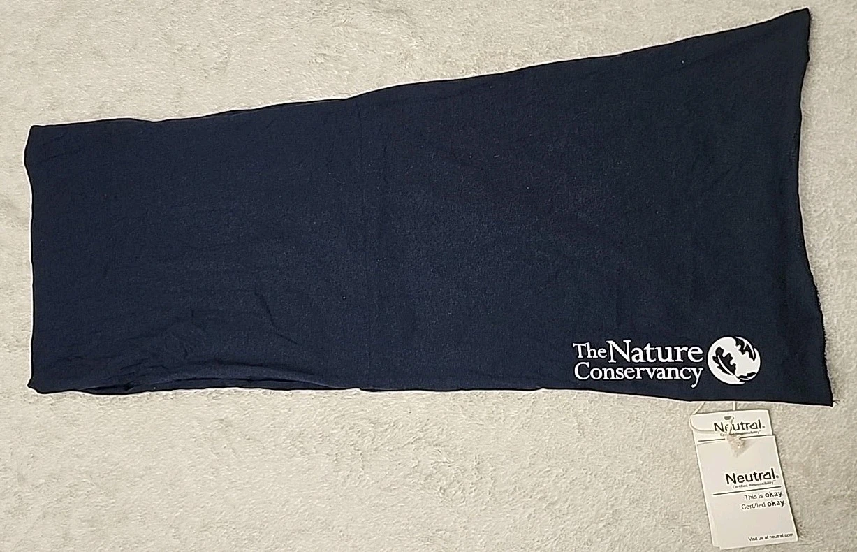 NWT Neutral Certified Responsibility Cotton Scarf The Nature Conservancy