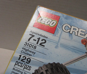 Lego CREATOR 3 in 1 set 31018 ~ HIGHWAY CRUISER ~ NISB Retired Chopper Dirt Bike