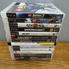 PS3 Lot of 14 Games COD God of War Assassins Creed Lego GTA V Virtua Fighter 5