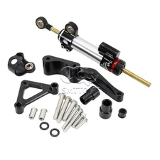 CNC Steering Stabilize Damper & Mount Kit For Ducati Monster 696 796 795 08-