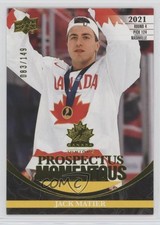 2023 Team Canada Juniors Prospectus Momentous Electric Yellow Jack Matier 5b7