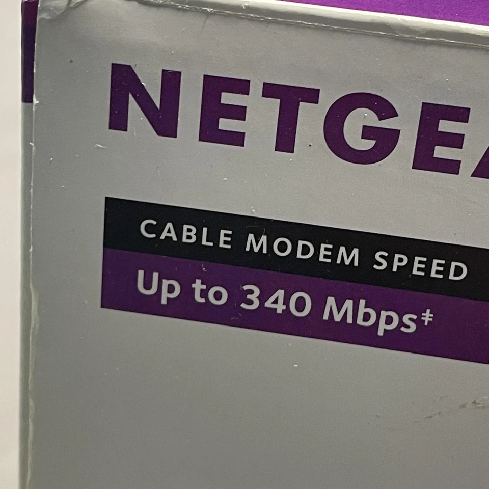 NETGEAR CM400 DOCSIS 3.0 High Speed Cable Modem 340Mbps Gigabit Xfinity Spectrum - Image 4 of 4