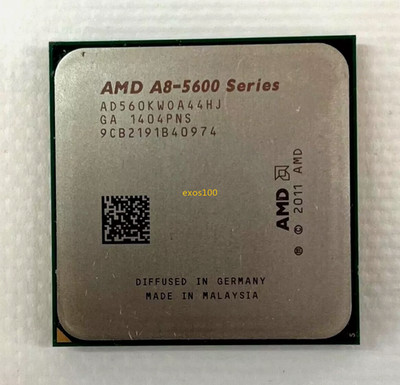 AMD A8-5600K CPU Quad core 4M 3.6 GHz AD560KWOA44HJ 100W Socket FM2 Processors