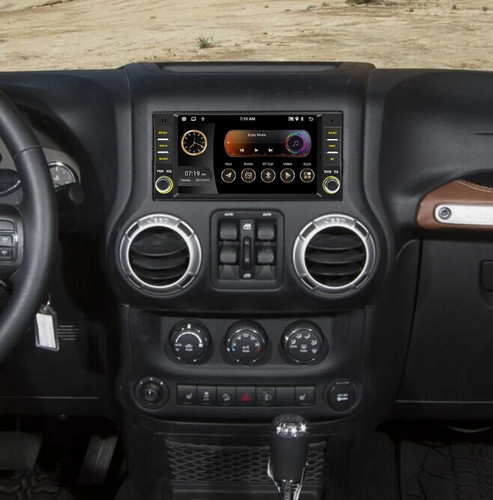 For 2007-2017 Jeep Wrangler Car Radio Stereo Carplay   Android GPS Navi