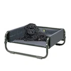 MAELSON Soft Bed, Foldable Dog Bed - Anthracite - S Travel Bed Resting Place