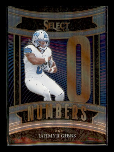 2025 Panini Select #6 Jahmyr Gibbs Select Numbers