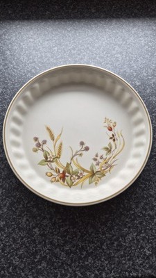 9 Zoll Flan Tarte Quiche Keramik Schale Marks and Spencer Harvest 22 cm Vintage