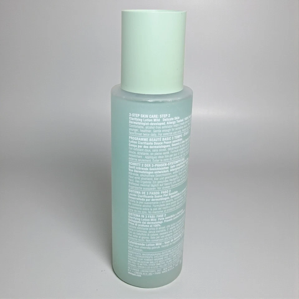 Clinique Loción Clarificante Suave para Piel Delicada Paso 2 6.7oz 200ml ~ Nuevo Foto 2 de 4