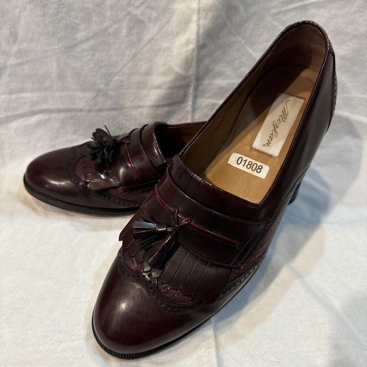 MENS MEZLAN CAMERON LEATHER CLASSIC KILTIE TASSEL LOAFER  display picture 1