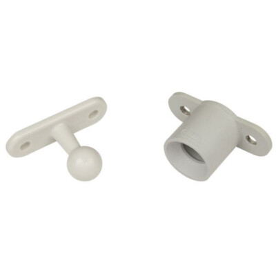 Fiamma Türfeststeller Stopper grau 40mm Lochabstand für Wohnmobil & Wohnwagen