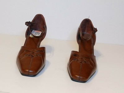 Hush Puppies Soft Style Parma women's 2,5'' heel Size 10 Brown Square Narrow Toe