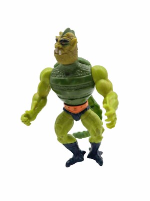 Whiplash 1983 He-Man MOTU Masters of the Universe Figure Green Tail Lizard Man