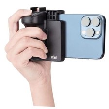Phone Camera Grip Handle Holder Phone Tripod Mount with Detachable Remote