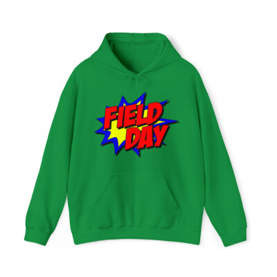 Field Day Comic Book Graphic Hoodie, Sizes S-5XL | eBay