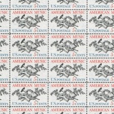 United States 5&cent; American Music (ASCAP)  Postage Stamp #1252 Pack of 100