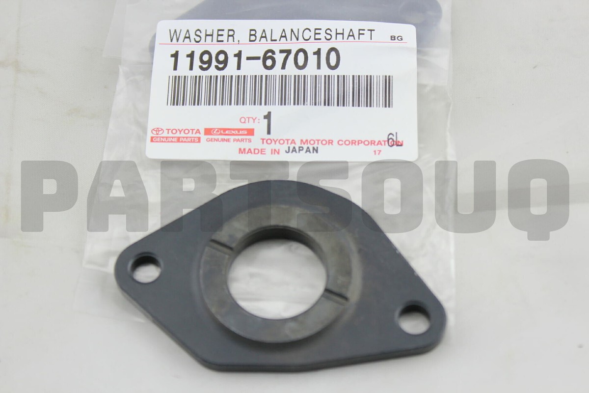 1199167010 Genuine Toyota WASHER, BALANCESHAFT THRUST 11991-67010  