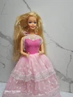 1986 Dream Glow Barbie #2248 Original Dress Vintage Glow In The Dark Stars