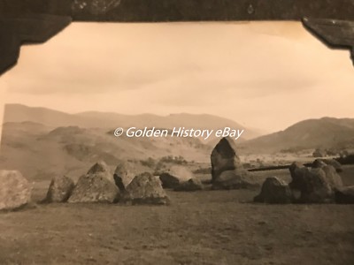 VINTAGE DRUIDEN KREIS MOND ANBETUNG ORIGINAL 50ER JAHRE FOTO BILD FOTOGRAFIE