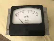 Vintage Triplet 430 AC Ampere Meter