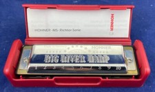 HOHNER BIG RIVER HARP Harmonica KEY of C with Original Box Made In Germany