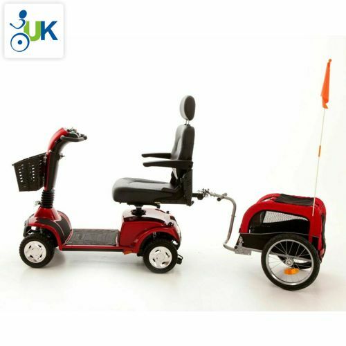 Mobility Scooter Pet Towing Trailer Attachment Shopping Cargo Transport