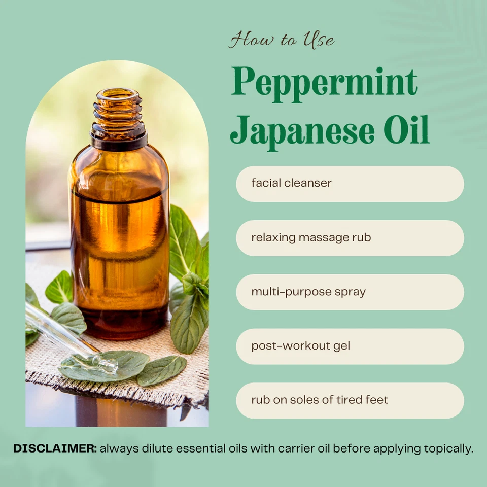 4 fl oz Peppermint Essential Oil in Amber Glass Bottle/Glass Dropper  - Image 4 of 4