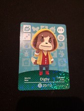 DIGBY ANIMAL CROSSING AMIIBO SERIES 3 CARD #213 TRACKED AU POST geniuine