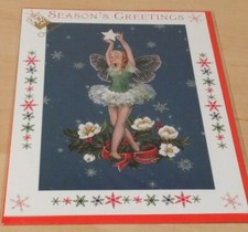 Jean Henry Christmas Fairy Greeting Card New Sealed Plastic