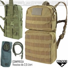Zaino Idrosystem CONDOR HCB2 con Vescica 2,5 Litri Militare Esercito Softair CT