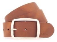 Mustang Woman's Leather Belt 4.0 W80 GüRtel Mid Brown Braun Neu