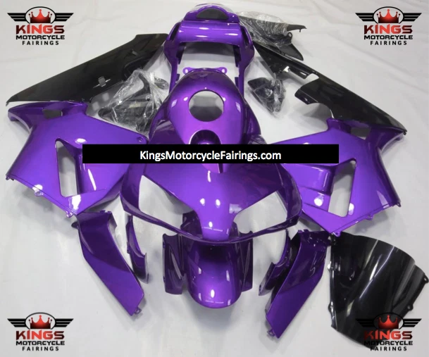 HONDA CBR600RR 2003 2004 PURPLE BLACK FAIRINGS eBay