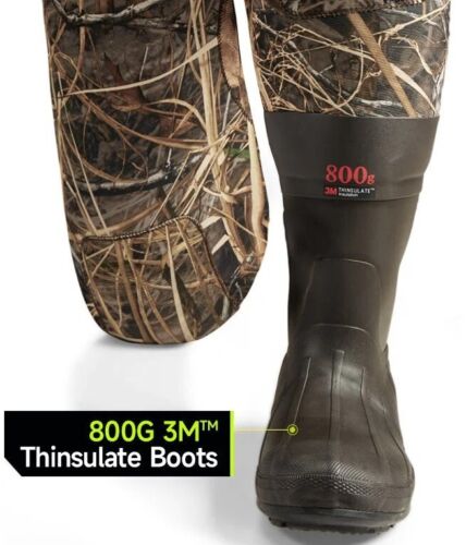 Men's Hunting / Fishing Waders | 200G 3M™ Thinsulate | Sizes 8-14 - Picture 14 of 15