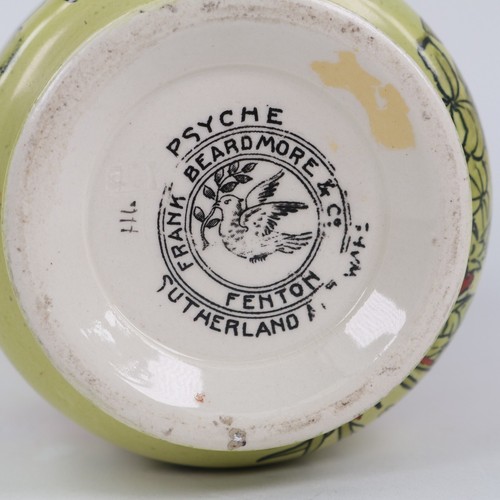 Vaso psiche ceramica Beardmore Art Nouveau Margaret Thompson h25 cm circa 1900 - Foto 8 di 9