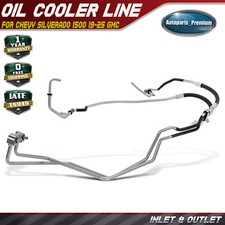 Inlet Outlet Transmission Oil Cooler Line For Chevy Silverado 1500 19-25 Gmc Inlet Outlet Transmission Oil Cooler Line For Chevy Silverado 1500 19-25 Gmc