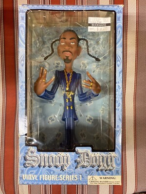VERY RARE SNOOP DOGG VINYL FIGURE BLUE STRIPED SUIT VITAL TOYS
