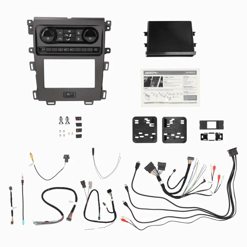 METRA 99-5855CH STEREO DASH KIT for 2011-2014 FORD EDGE w/ SINGLE CLIMATE CTRL - Image 3 of 3