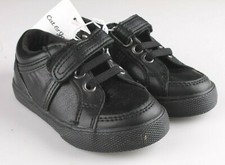 Zapatillas deportivas Cat & Jack Huxley negras de cuero sintético para niños pequeños 6 EE. UU. NUEVAS CON ETIQUETAS