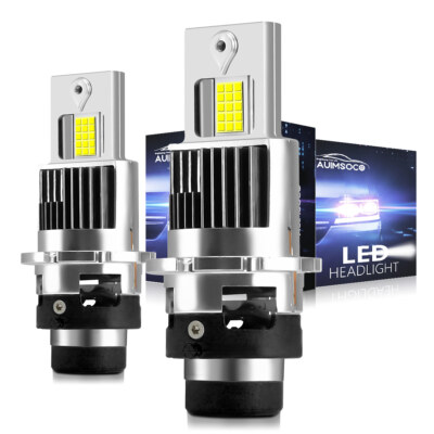 2X D2S D2R LED Headlight Bulb Replace HID Xenon Super White 6500K Conversion Kit