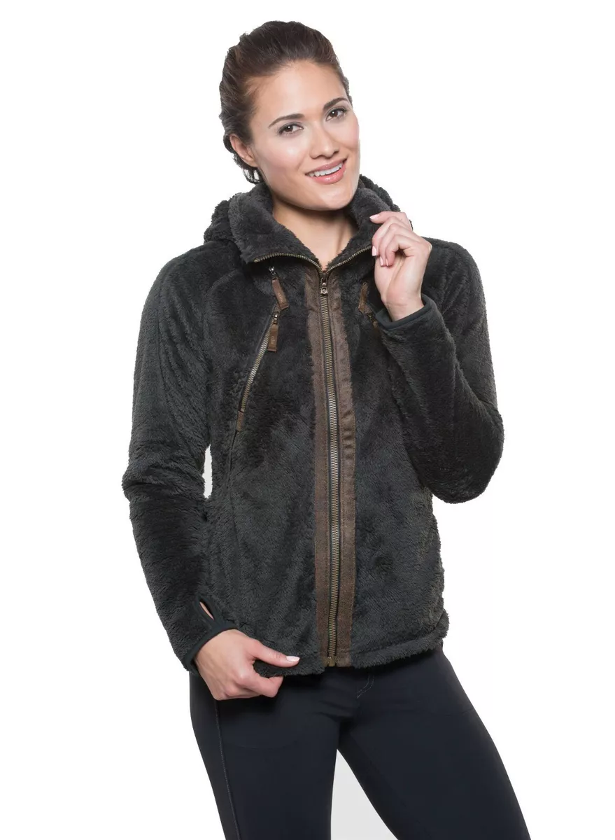 Kuhl Flight Jacket-Women's-Raven-Medium, Women's Fleece Jackets