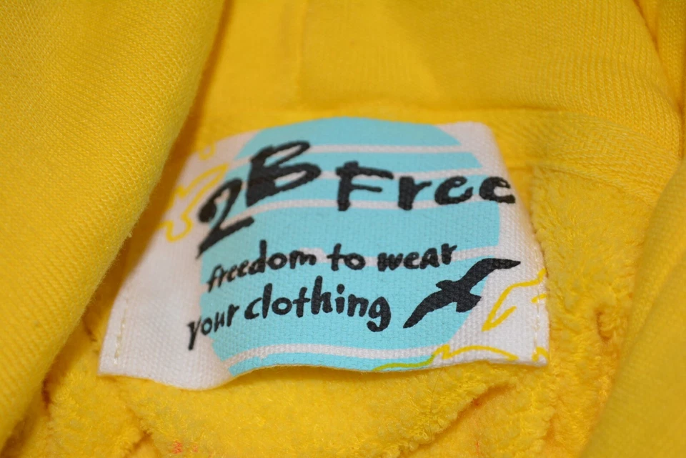 NUEVO sin etiquetas 2 B GRATIS Algodón Chaleco Sin Mangas LOVE Cremallera Frontal Sudadera con Capucha Talla M  Foto 4 de 4