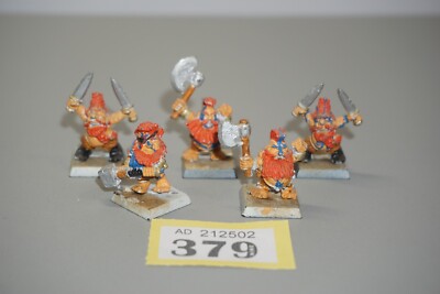 Warhammer Fantasy The Old World Dwarf Slayers x 5
